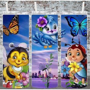 Busy Bees 20oz Skinny Tumbler Double Insulated